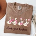 thumbnail image 2 of Check Your Honkers Goose Shirt, Breast Cancer Awareness Graphic T-Shirt, Pink Ribbon Support Unisex Tee Gift, 2 of 8