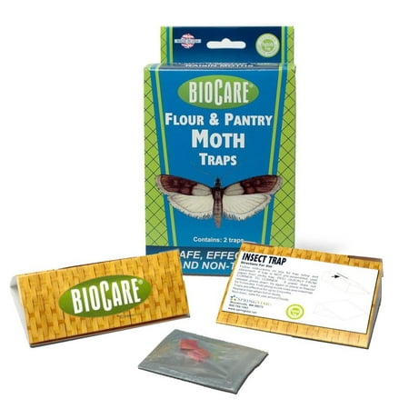 BioCare Flour and Pantry Moth Traps with Lures, 2 (Best Way To Get Rid Of Pantry Moths)