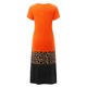 thumbnail image 5 of Vestido suelto de manga corta con estampado de leopardo y cuello en V informal de verano para mujer a la moda Fridja  bnh2734, 5 of 6