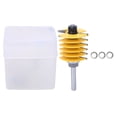 thumbnail image 1 of 8mm Shank Wood Joinery Router Bit for Precision Edge and End Joints, Heat-Resistant Coating, Anti-Kickback Design, Compatible with Milling and Engraving Machines., 1 of 6