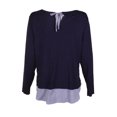thumbnail image 2 of Charter Club Womens Applique Layered Pullover Sweater, 2 of 3