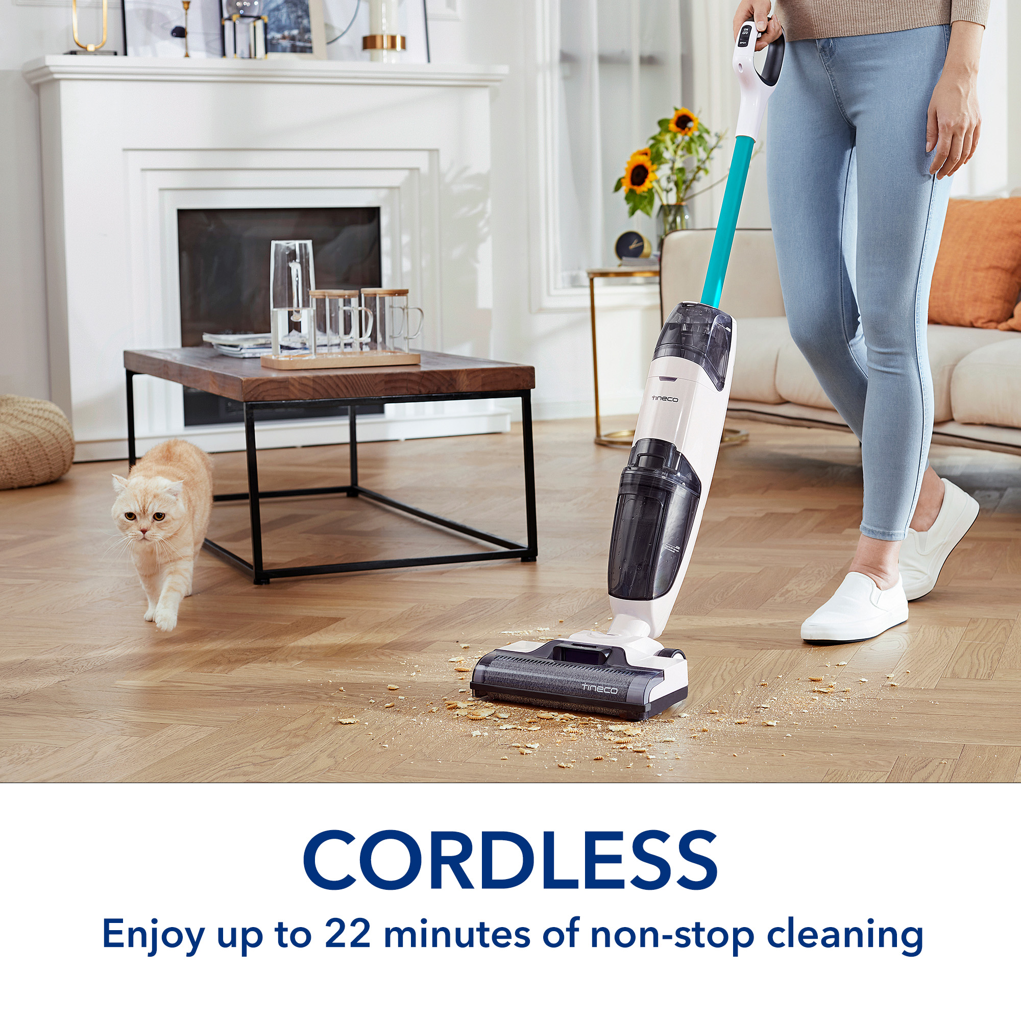Tineco iFloor 2 Max Cordless Wet/Dry Vacuum Cleaner and Hard Floor Washer - Limited Edition (Blue) - image 4 of 6