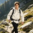 thumbnail image 3 of BRANROY Men's Windbreaker Jacket UPF 50 - Ultra-Thin Breathable Sporty Cargo Style Sun Protective Outdoor Shirt for Hiking, Travel, Camping, and Daily Casual Wear,Beige L, 3 of 8
