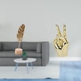 thumbnail image 2 of Escultura Abstracta Nórdica Creativa De Hoja De Metal Y Gesto De Mano, Adorno Para Mesa De Hogar, Fiesta, Sala De Estar, Armario, Estante, Decoración, 2 of 8