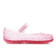 thumbnail image 4 of Xfvqtps Girls Jelly Shoes Transparent Crystal Sandals Close Toe Hollow out Hook and Loop Strap Beach Summer Princess Comfortable Footwear, 4 of 9