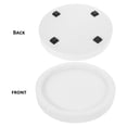 thumbnail image 2 of Toyvian Round Plastic Plant Drainage Tray White Pot Saucers for Indoor Flower Pot Water Catching, 2 of 5