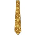 thumbnail image 3 of Christmas Ties Mens Winter Snowflake Gold Necktie by Three Rooker, 3 of 3