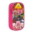 thumbnail image 2 of Gravity Falls Pencil Case Durable Pen Carrying Case Lightweight Pencil Bag Pouch Box Organizer Pencase Pink, 2 of 8