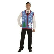 CHRISTMAS VEST-SNOWFLAKE-L