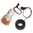 thumbnail image 2 of Voltmeter Meter Indicator Ac 50-500V Led Digital Display Voltmeter Signal Light Cooling Holes 0~100A Test Meters Detectors Yellow Mingyqi, 2 of 8