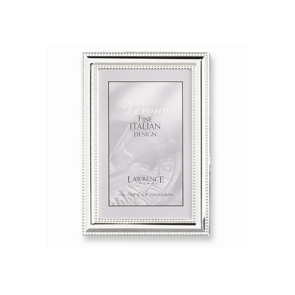 FB Jewels Silver-plated Beaded Edge 8x10 Photo Frame