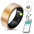 thumbnail image 1 of Monitor de actividad física Smart Health Ring Milavan, dorado, 1 of 9