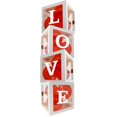 thumbnail image 1 of Eurowrap - Caja de Globos Diseño Amor de Látex Día de San Valentín (Blanco, Rojo), 1 of 2