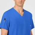 thumbnail image 5 of Wink W123 Men's V-Neck Scrub Top, Royal, 5X Womens, 5 of 6