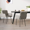 thumbnail image 1 of vidaXL Dining Chairs 2 pcs Light Grey Velvet, 1 of 5