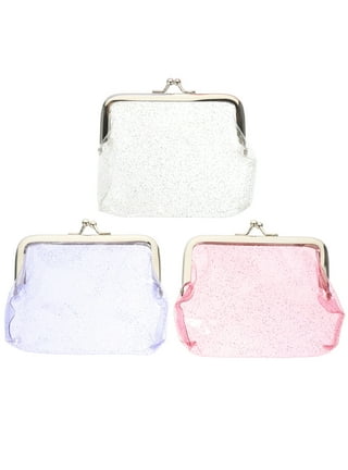 Small Coin Purse For Women Leather Change Purse Clasp Closure Coin Pouch  Kiss-lock Cute Wallets,Mini Makeup Bag Portable for Gift, 1781BW,  4.3*3.15*0.78(11cm*8cm*2cm) : : Bags, Wallets and Luggage