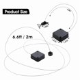 thumbnail image 4 of Retractable Remote Control Tethers, Remote Cable Lock , 6.6Ft /2M Remote Control Security Lock for TV and DVD 2 Pcs, 4 of 9