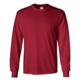 thumbnail image 3 of Gildan Mens Plain Crew Neck Ultra Cotton Long Sleeve T-Shirt, 3 of 10