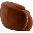 thumbnail image 4 of Meridian Furniture Emery Cognac Velvet Loveseat, 4 of 8