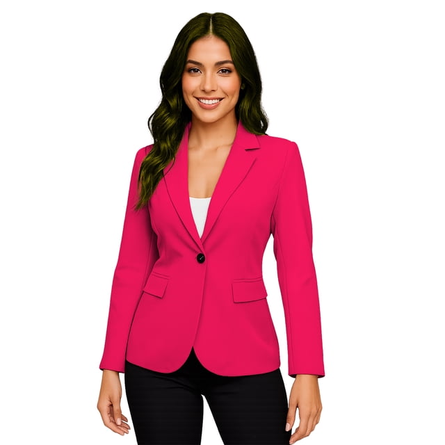 Saco clásico de Mujer Elegancia y Estilo Rojo Extra Grande
