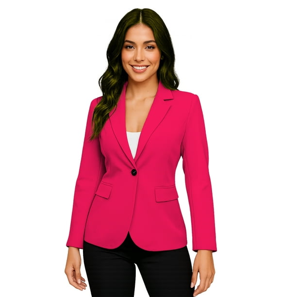 Saco clásico de Mujer Elegancia y Estilo Rojo Extra Grande