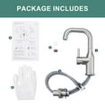thumbnail image 7 of WOWOW Single-Handle Bar Faucet Deckplate Not Included in Brushed Nickel, 7 of 7
