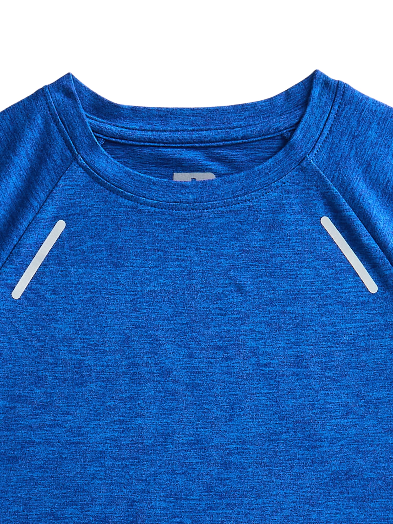 Russell Athletic Boys Runner Tech Short Sleeve T-Shirt, 4-Pack, Sizes 4-18 & Husky