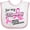 White and Pink, variant on Inktastic For My Mommy - Breast Cancer Awareness Boys or Girls Baby Bib