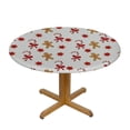 thumbnail image 3 of HAOXIT Man Tablecloth, with Man Pattern, Round Table Cover for Dining Room Kitchen Decor, 3 of 8
