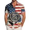thumbnail image 2 of Yindaity Men'S Patriotic Shirts Men's 4th of July Shirt 2026 American Flag 250th Anniversary T-Shirt USA Patriotic Independence Day Top Star Stripes Tee(Khaki,XL), 2 of 6