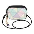 thumbnail image 2 of FORMRS Mini Crossbody Bag for Women Adjustable Shoulder Rope Travel Casual Phone Purse, Purple Geometric, 2 of 7