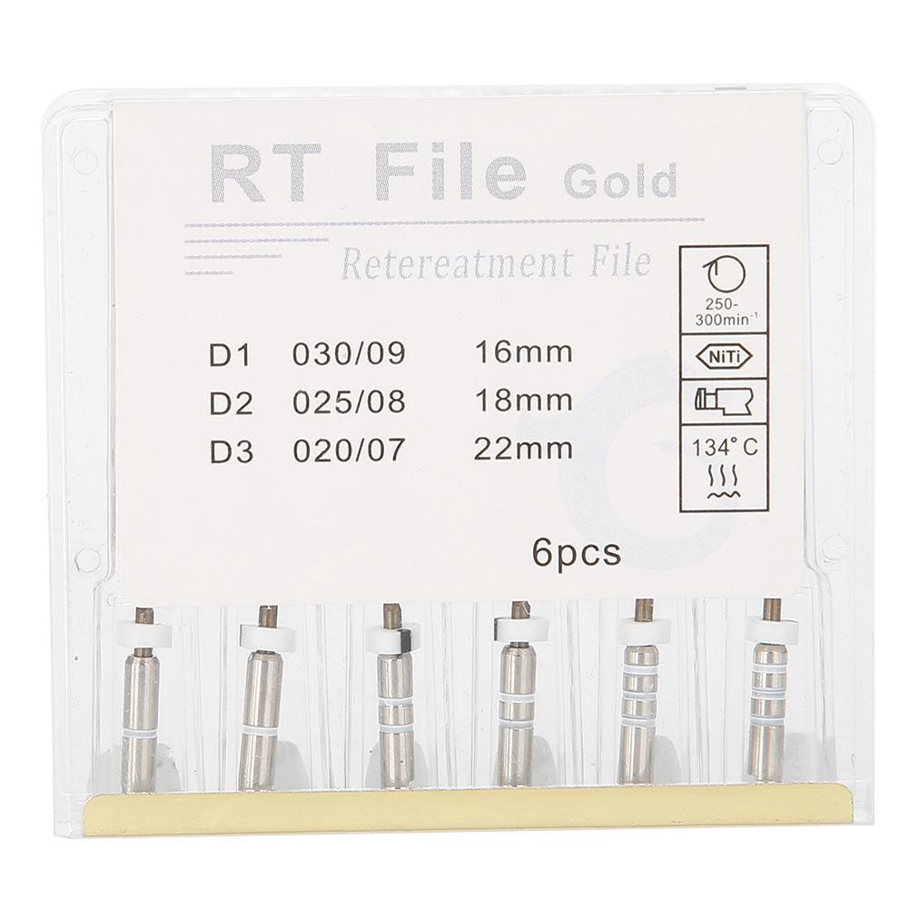 Mgaxyff Endodontic Needles, Root Canal Niti File,6Pcs Professional