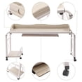 thumbnail image 3 of Computer Desk Height Adjustable Over Bed PCTable MobileStand 2 Tier Stretchable, 3 of 13