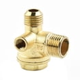 thumbnail image 2 of Conrader GV75 3/4 NPT In-Line Horizontal Check Valve – Solid Cast Brass – Made In USA – Air Compressor 2 of 5