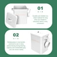 thumbnail image 4 of RUNROTOO Distributeur de Lessive Seau à Lessive Feuille de Fer Blanche 1Pcs Rangement, 4 of 8
