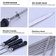 thumbnail image 2 of Brochetas de barbacoa Abanopi reutilizables de metal Herramienta de kebab acero inoxidable, 2 of 7