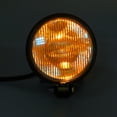 thumbnail image 3 of 5" Motorcycle Headlight Lamp Bulb For Yamaha Kawasaki Honda Suzuki Choppers Round Amber, 3 of 5