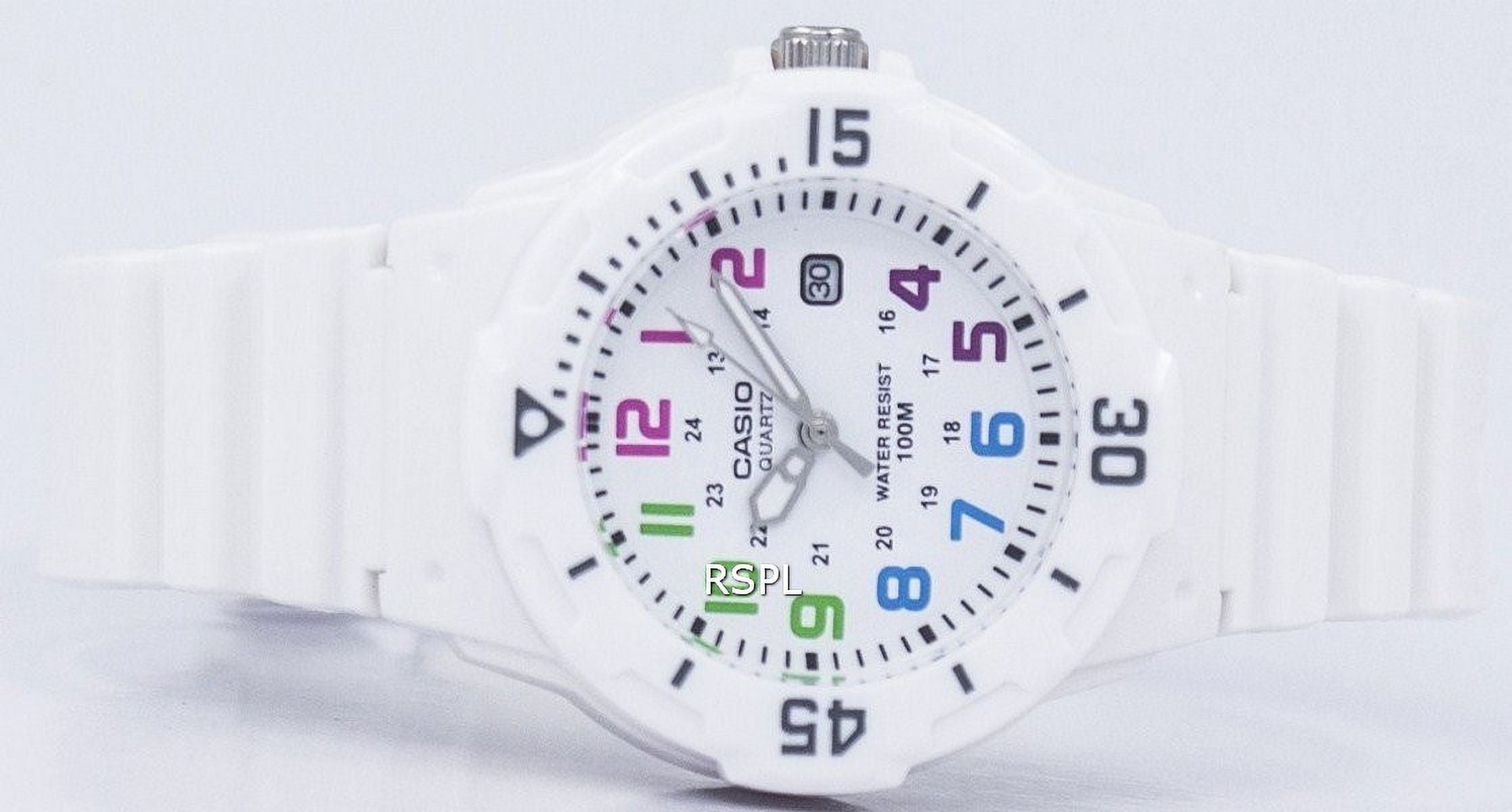 Casio Enticer Analog White Dial LRW-200H-7BVDF LRW200H-7BVDF Women's Watch