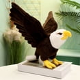 thumbnail image 5 of Chanana Realistic Bald Eagle Stuffed Animal, Soft Plush Bird Toy, Perfect for Kids' Gifts, Large Wingspan Eagle Plush, Patriotic Room Decor and Wildlife Themed Collections, 5 of 6