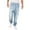 Light Blue, variant on Mens Athletic Slim Jogger Trousers Harem Cargo Twill Pants