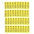 thumbnail image 1 of MasteelfCA 100pcs Numbered Livestock ID Tag Animal Ear Tags Animal Number Tags for Cattle, 1 of 8