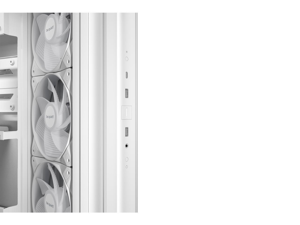 Be Quiet Light Base 500 LX White Light Base 500 LX White White ABS / Steel / Tempered Glass ATX / M-ATX / Mini-ATX case