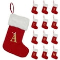 thumbnail image 2 of Pnellth Christmas Stocking Durable Luxurious Letter Embroidered Knit Christmas Stocking Pendant Christmas Decor, 2 of 7