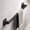 Black 50CM, variant on Self-Adhesive Bathroom Towel Holder, No Drilling Wall Mounted Towel Bar for Bathroom and Kitchen