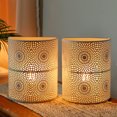 thumbnail image 6 of JHY DESIGN Vintage Dimmable Timer 2-Light LED Edison Style Painted Battery Powered Wall Sconces, 6 of 7