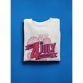 thumbnail image 3 of 4Th Of July Fireworks Usa Sweatshirt Women -Image by Shutterstock, Female 4X-Large, 3 of 4