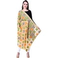 thumbnail image 2 of Phulkari / Dupatta /Chiffon Dupatta for Women, Embroidered Pankha Design, (Size 42 X 84 Inches), 2 of 5