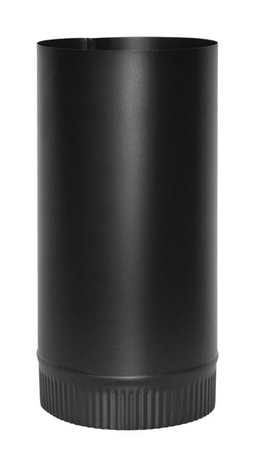 Imperial Manufacturing Stove Pipe 6 " Dia. X 24 " Black 24 Ga Case of