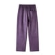 thumbnail image 3 of Pantalones de hombre de longitud completa, color liso, cintura elástica, bolsillo recto, pantalones de celebridad finos, pantalones de hombre, 3 of 3