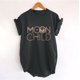 thumbnail image 2 of Camiseta de mujer, camisetas divertidas y bonitas con abertura lateral Vintage, camiseta de manga corta con estampado de letras divertidas, blusa holgada con mangas caídas y hombros descubiertos Pompotops hfajkhk127180, 2 of 9